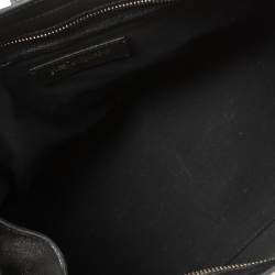 Pre Owned Yves Saint Laurent Mustard/Black Leather Medium Cabas Y-Ligne Tote