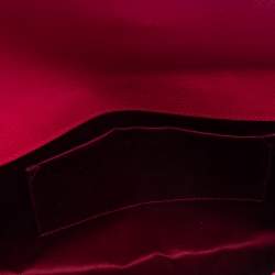 Pre Owned Yves Saint Laurent Pink Leather Y-Ligne Clutch
