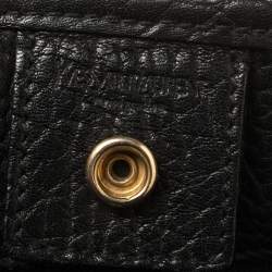 Saint Laurent Black Leather Small Vavin Messenger Bag