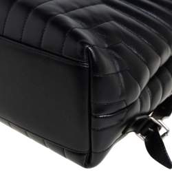 Pre Owned Saint Laurent Black Y Quilted Leather Loulou Backpack