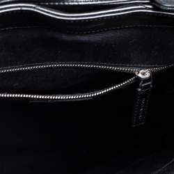 Pre Owned Saint Laurent Black Y Quilted Leather Loulou Backpack