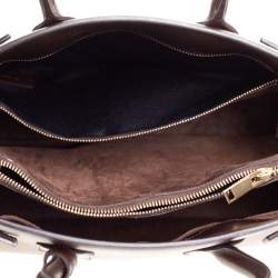 Pre Owned Saint Laurent Brown Leather Small Classic Sac De Jour Tote