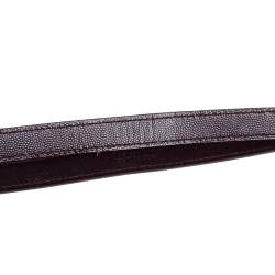  مملوكة مسبقًا حقيبة سان لوران جلد ماتيلاس عنابي كبيرة بقلاب