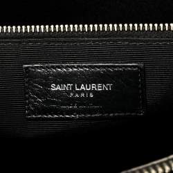 Pre Owned Saint Laurent Grey Leather Small Classic Sac De Jour Tote