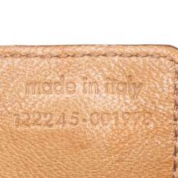 Pre Owned Yves Saint Laurent Beige Leather St. Tropez Hobo