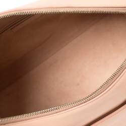 Pre Owned Saint Laurent Salmon Leather Classic Duffle 6 Bag