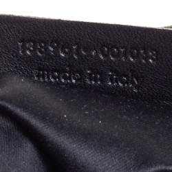 Pre Owned Saint Laurent Black Fringed Suede  and Leather La Boheme Hobo