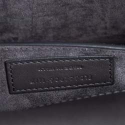 Pre Owned حقيبة كتف سان لوران سنسيت جلد رصاصي متوسطة