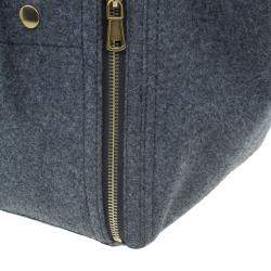 Pre Owned حقيبة يد توتس ايف سان لوران باريس فيلت داونتاون لاغيدج رصاصي