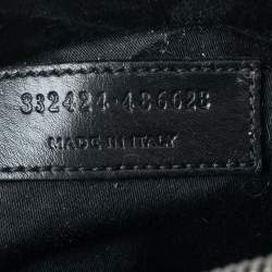 Pre Owned Saint Laurent Black Leather Duffel Bag