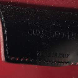 Pre Owned Saint Laurent Black Glazed Leather Large Shopper Tote