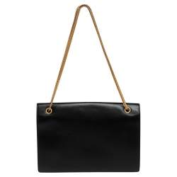 Saint Laurent Black Leather Betty Shoulder Bag