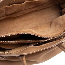 Pre Owned Saint Laurent Beige Leather Large Sac De Jour Tote
