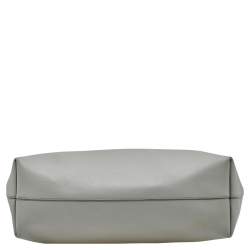 مملوكة مسبقًا حقيبة يد توتس سان لوران شوبر جلد رصاصي 