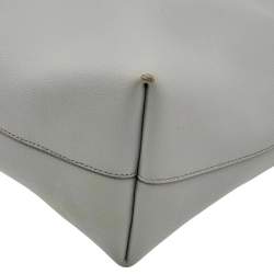 مملوكة مسبقًا حقيبة يد توتس سان لوران شوبر جلد رصاصي 