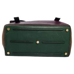 Pre Owned حقيبة ساتشل سان لوران موس تو سويدي وجلد متعدد الألوان متوسطة