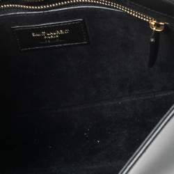 Saint Laurent Black Leather Le 5 À 7 Hobo
