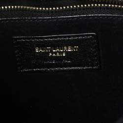Saint Laurent Black Leather Le 5 À 7 Hobo