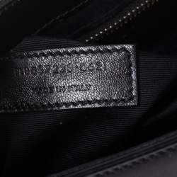 Saint Laurent Black Leather Le 5 À 7 Hobo