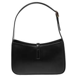 Saint Laurent Black Leather Le 5 À 7 Hobo