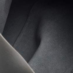 Pre Owned Saint Laurent Grey Leather E/W Shopper Tote