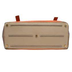 Pre Owned حقيبة ايف سان لوران موسي تو كبيرة يد علوية جلد ثلاثي اللون