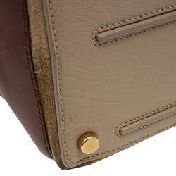 Pre Owned حقيبة ايف سان لوران موسي تو كبيرة يد علوية جلد ثلاثي اللون