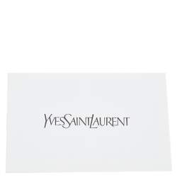 Pre Owned Yves Saint Laurent Black Leather Belle De Jour Flap Clutch