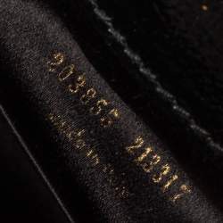 Pre Owned حقيبة كلتش أيف سان لوران بيل دو جور أسود لامع بقلاب