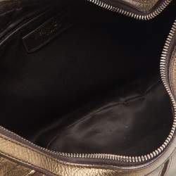 Yves Saint Laurent Metallic Bronze Leather Hobo