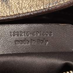 Yves Saint Laurent Metallic Bronze Leather Hobo