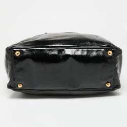Pre Owned Yves Saint Laurent Black Leather Tote
