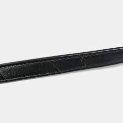 Pre Owned حقيبة يد سان لوران نانو كلاسيك ساك دو جور جلد سوداء 