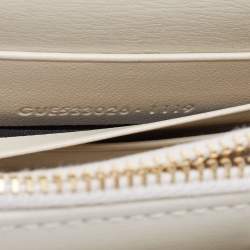 Pre Owned Saint Laurent Off White Leather Sunset Chain Bag