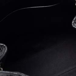 Pre Owned حقيبة يد توتس سان لوران نيكي جلد مجعد أسود