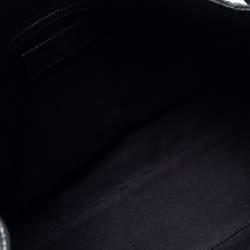 Pre Owned حقيبة يد توتس سان لوران نيكي جلد مجعد أسود