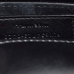 Pre Owned Saint Laurent Black Leather Sunset Top Handle Bag