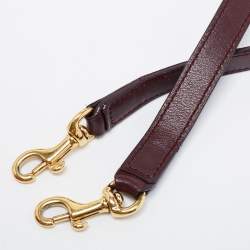 Pre Owned Saint Laurent Burgundy Leather Small Classic Sac De Jour Tote