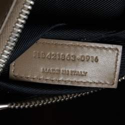 Pre Owned Saint Laurent Beige Leather Sac De Jour Satchel