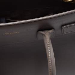 Saint Laurent Grey Leather Baby Classic Sac De Jour Tote