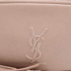 Saint Laurent Beige Leather Lou Belt Bag