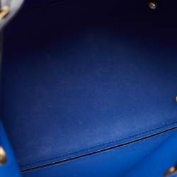 Pre Owned Saint Laurent Black Leather Emmanuelle Bucket Bag
