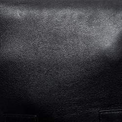 Pre Owned Saint Laurent Black Leather Small Classic Sac De Jour Tote