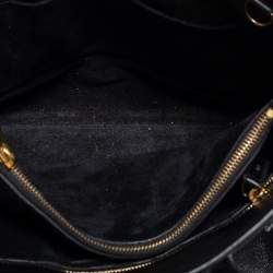 Pre Owned Saint Laurent Black Leather Small Classic Sac De Jour Tote