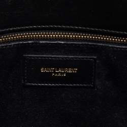Pre Owned Saint Laurent Black Leather Small Classic Sac De Jour Tote