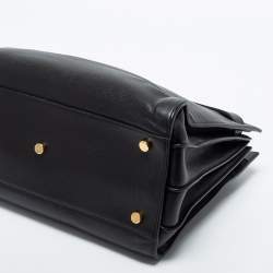 Pre Owned Saint Laurent Black Leather Small Classic Sac De Jour Tote