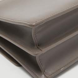 Pre Owned Saint Laurent Grey Leather Medium Sunset Shoulder Bag