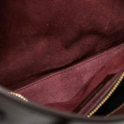 Pre Owned Saint Laurent Burgundy Leather Small Classic Sac De Jour Tote