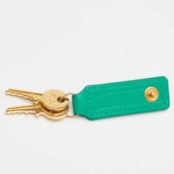 Pre Owned Saint Laurent Green Leather Small Classic Sac De Jour Tote