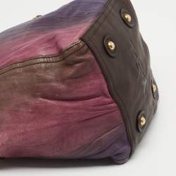 Pre Owned Saint Laurent Multicolor Leather Downtown Tote